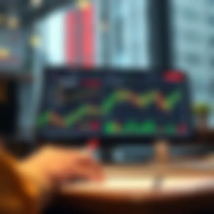 Strategic chart showcasing trading decisions and outcomes