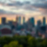 Philadelphia skyline showcasing financial institutions