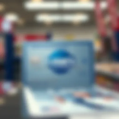 A diagram showcasing the benefits associated with the American Express Lowe's Card