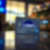 A close-up of the American Express Lowe's Card with clear branding