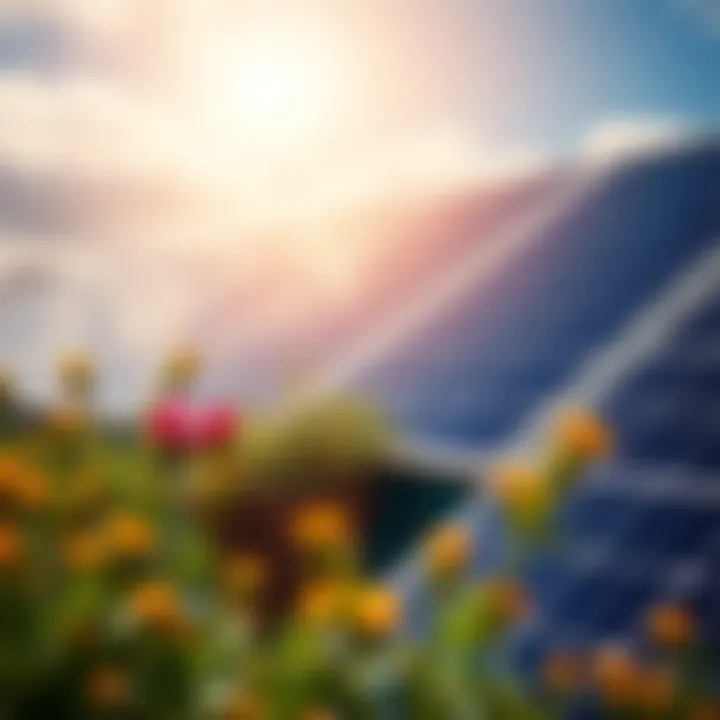 Environmental Benefits of Solar Energy A visual representation of solar energy's environmental benefits