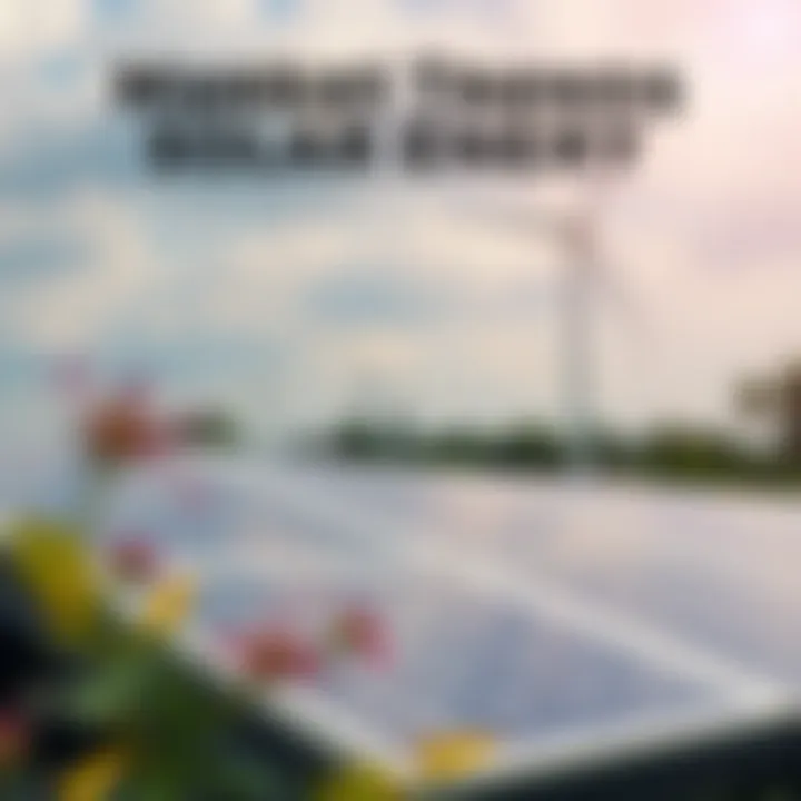 Market Trends in Solar Energy An infographic illustrating market trends in the solar energy sector