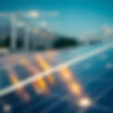 A detailed view of solar panel technology