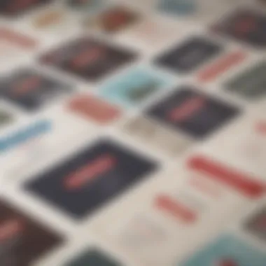 Diverse Design Choices of Costco Business Cards Elegant design showcasing various Costco business card options