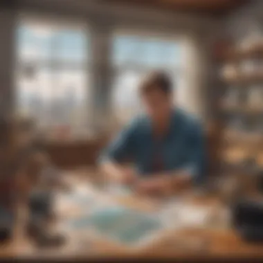 Crafting Your Vision Board A captivating vision board showcasing aspirations and goals