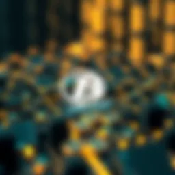 A digital representation of Terra Luna's blockchain technology