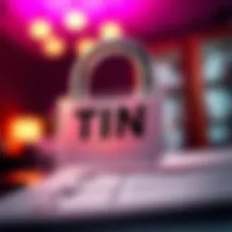 Tax Identification Number concept illustration