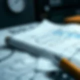 A blueprint symbolizing business planning