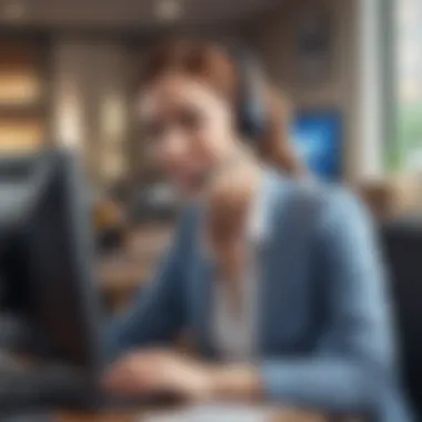 Customer Support for POS Software Users A customer support interaction showcasing assistance for software users