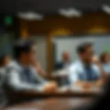 Dynamic Learning Environment Classroom setting for executive MBA students