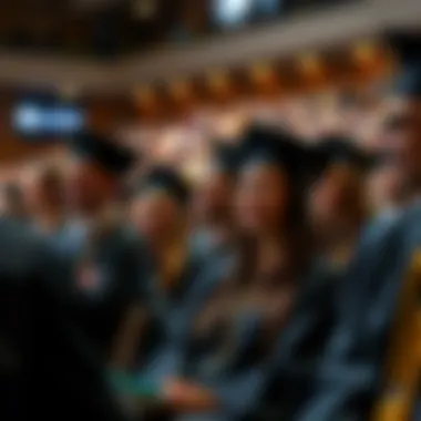 Celebrating Academic Achievements Graduation ceremony showcasing successful graduates