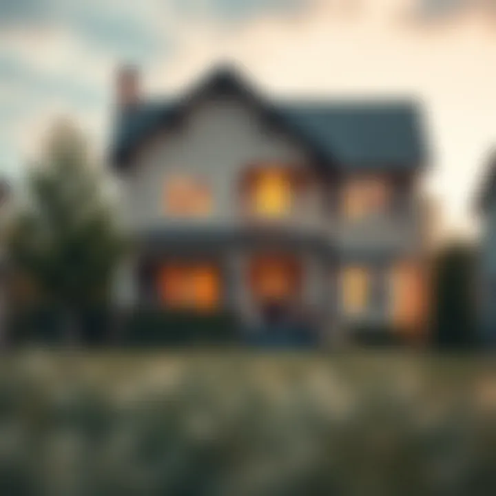 The Dream of Homeownership A cozy home representing the dream of homeownership for first-time buyers