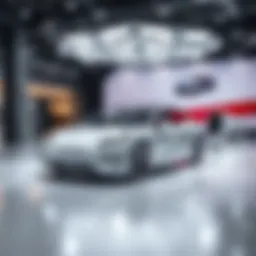 A sleek and modern Tesla model concept