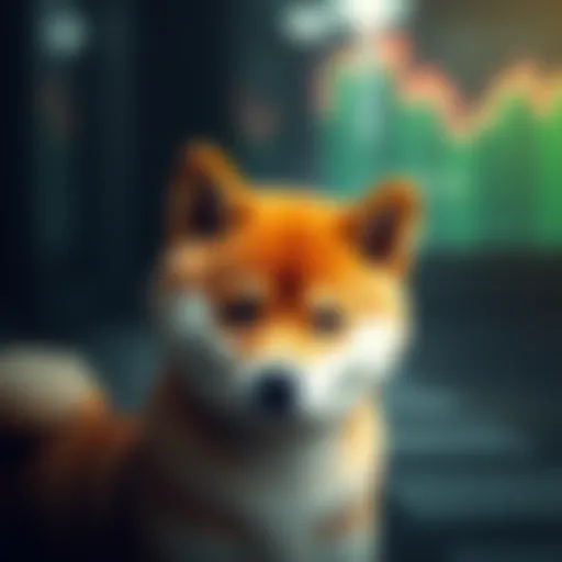 The Shiba Inu cryptocurrency logo symbolizing its presence on trading platforms.