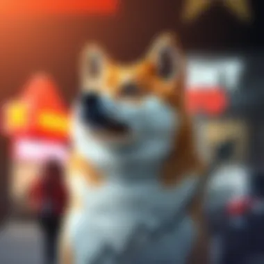 Market Dynamics of Shiba Inu An upward trending graph illustrating market dynamics influenced by Shiba Inu.