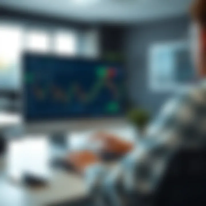 User interface of a popular options flow platform