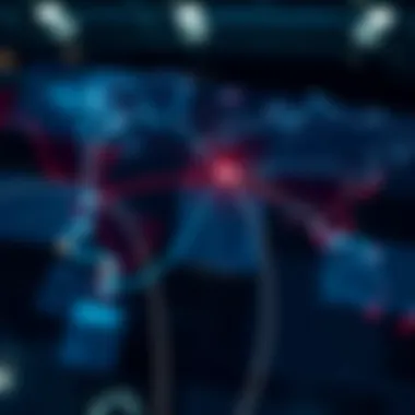 Global map illustrating cross-border transactions