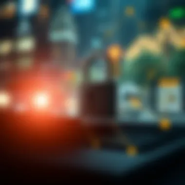 Secure transfer encryption symbolizing online security