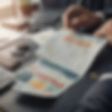 Debt Management Strategy Illustration of a financial strategy plan for debt management