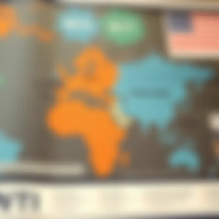 Geopolitical Influences on WTI Crude Oil Prices Map illustrating geopolitical factors affecting WTI pricing