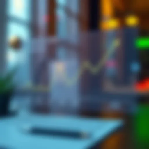 Graph showing interest rate trends for various credit scores