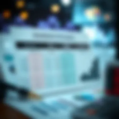 Chart comparing different investment strategies using return calculators