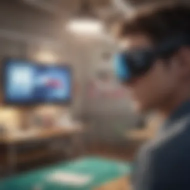 Contrasting Mixed and Augmented Reality Visual representation contrasting mixed reality and augmented reality technologies