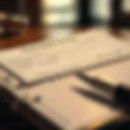 Illustration of a checkbook with post-dated checks