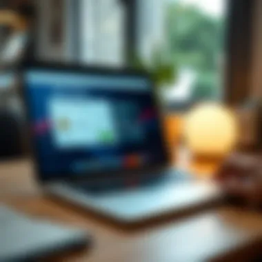 Applying for Credit Cards Online A laptop screen displaying credit card application forms