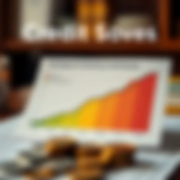 Strategies for Boosting Credit Scores A graph illustrating credit score improvement strategies