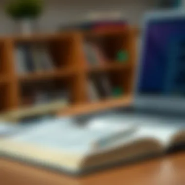 Resources for Enhancing Your Application An open book with notes and a laptop