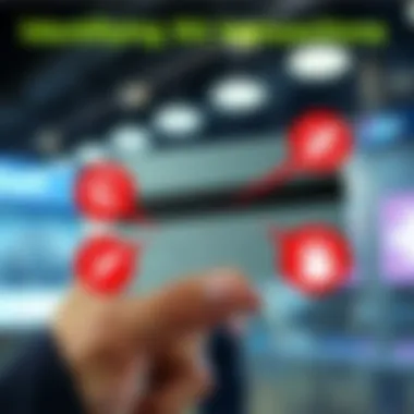 Graphic showing signs of unauthorized credit card transactions