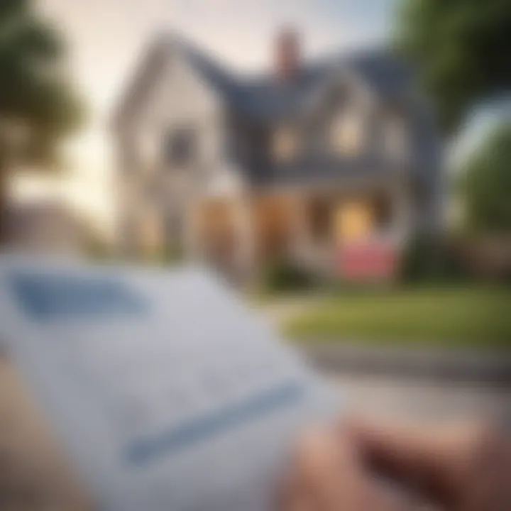 An empty house with a 'For Sale' sign outside.