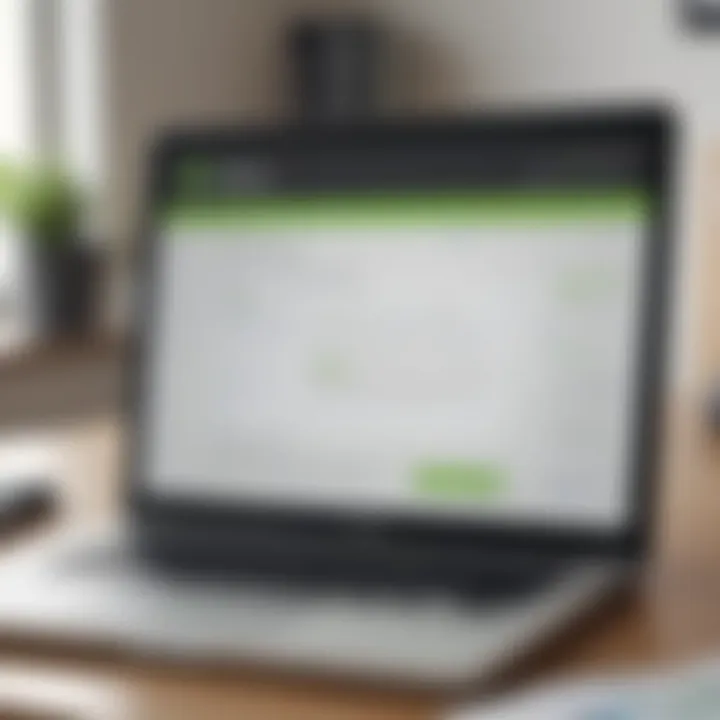 A computer screen displaying H&R Block's online tax tools.