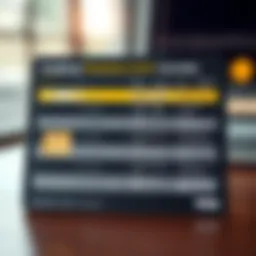 A detailed comparison chart of premium credit card features