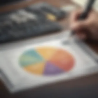 Effective Budgeting Strategies A sophisticated chart illustrating budgeting techniques