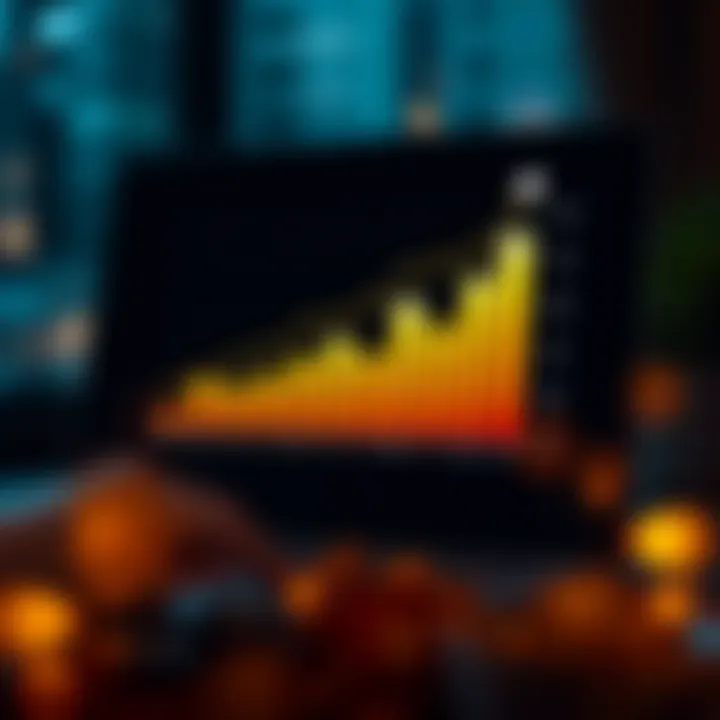 Online Engagement Growth Chart Graph showing growth in online engagement metrics