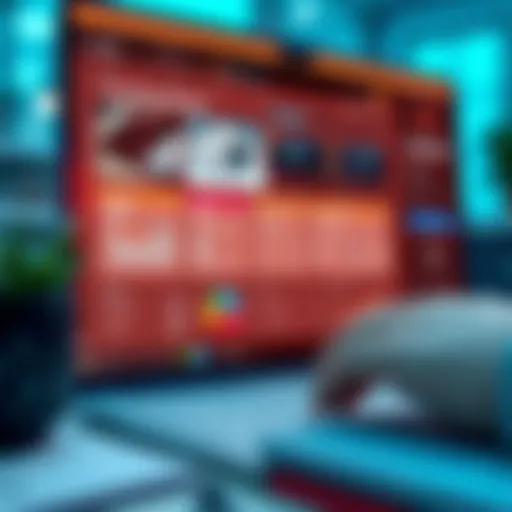 A detailed interface of tax prep software showcasing various features