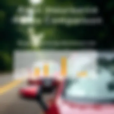 Chart comparing auto insurance rates pre and post twenty-five