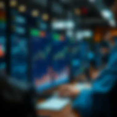 Technology in Financial Management A digital display of financial management software in use.