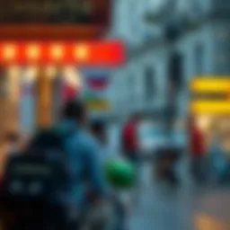 Illustration of various money transfer methods