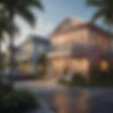 Visual representation of realtor commission percentages in Florida