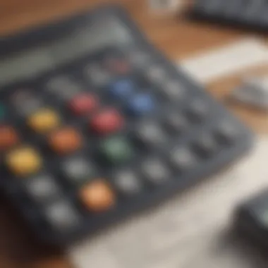 Infographic detailing types of credit ratio calculators