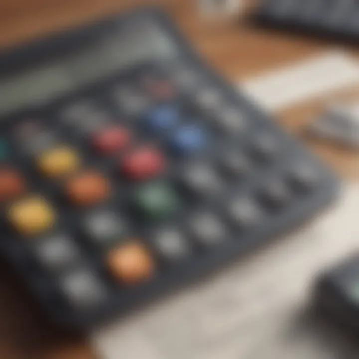 Infographic detailing types of credit ratio calculators