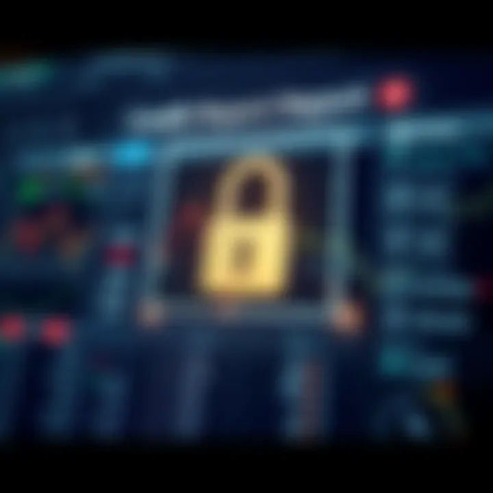 Enhancing Your Credit Report Security Visual representation of credit report security