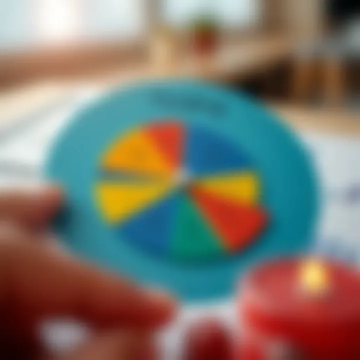 Pie chart depicting funding sources for long-term healthcare