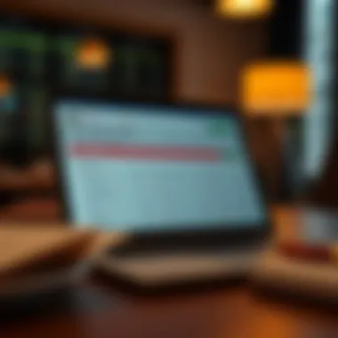 Tax Credit Overview Laptop displaying tax credit information