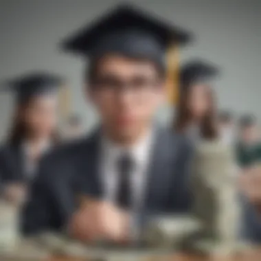 Diverse Types of Student Loans Illustration of different student loan types