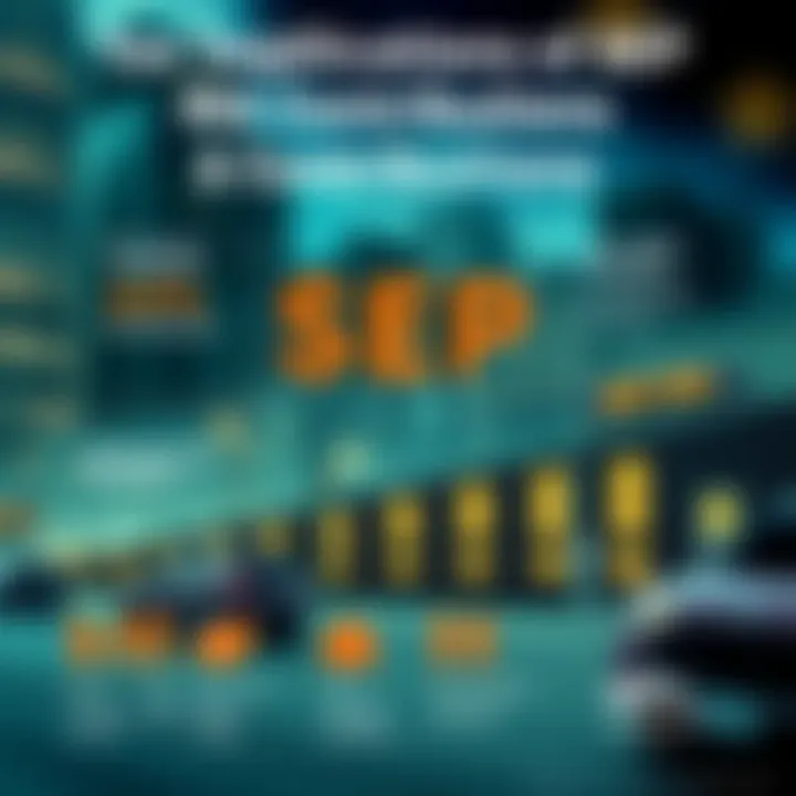 Tax Implications of SEP IRA Contributions Infographic showcasing tax implications of SEP IRA contributions