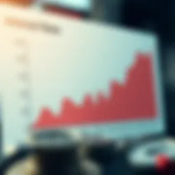 Graph illustrating interest rate fluctuations for variable rate loans